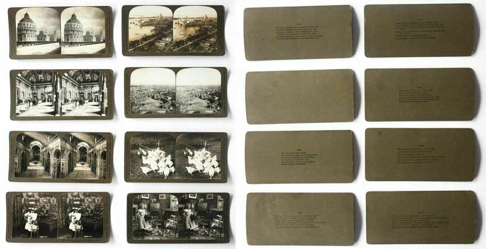 Vintage Stereoview Underwood - Usa, Italy, France, Russia, India, Japan c.1900 image 5