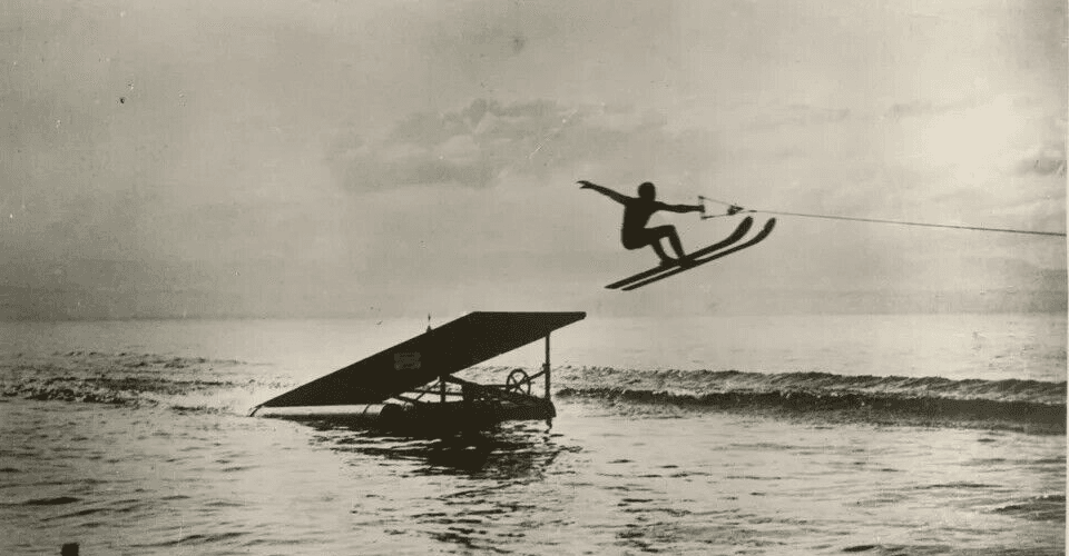 Vintage Photography Original SportWater Ski Championships c. 1950 image 5