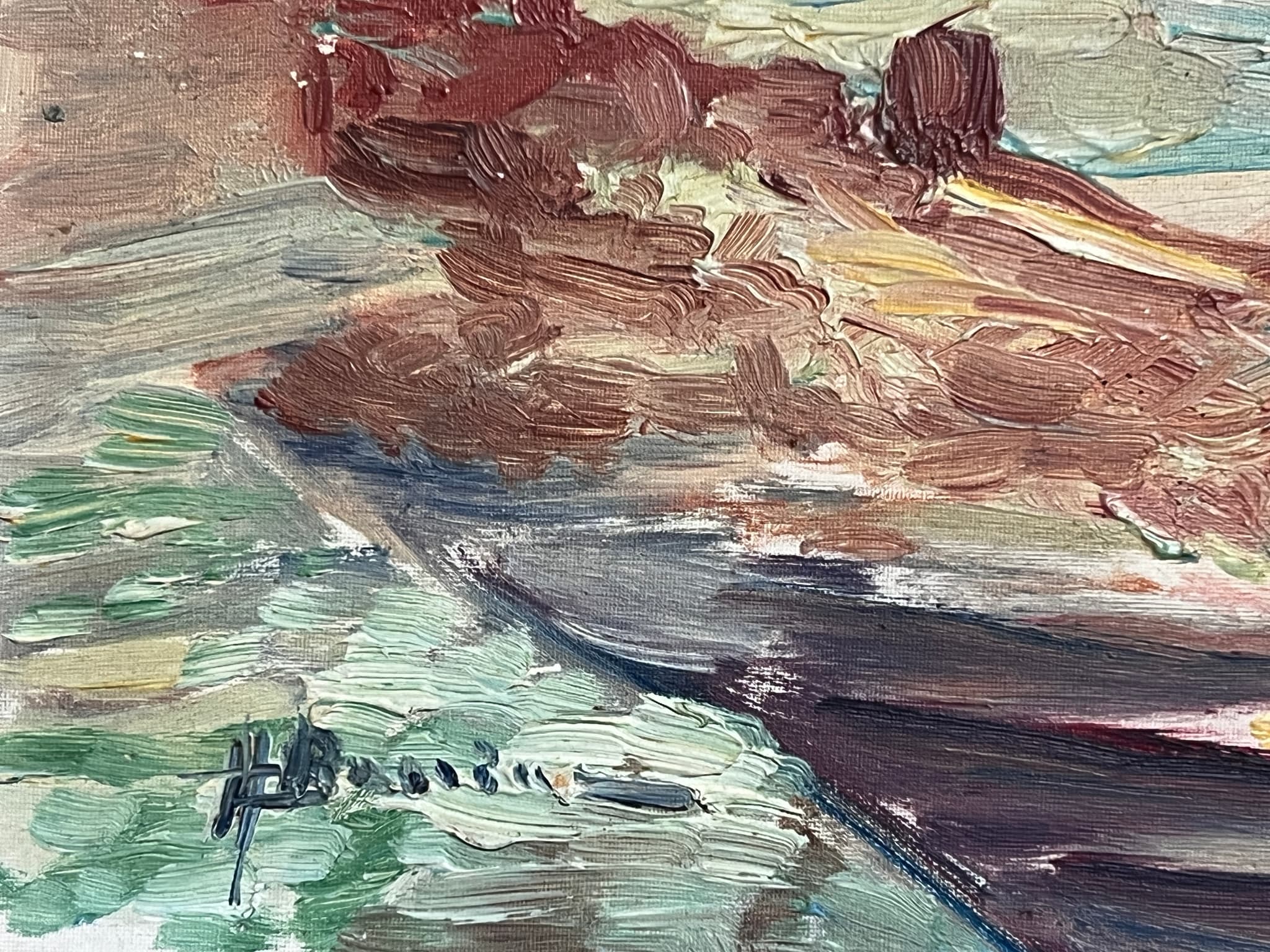 Painting Seascape Port de la Baumette image 2