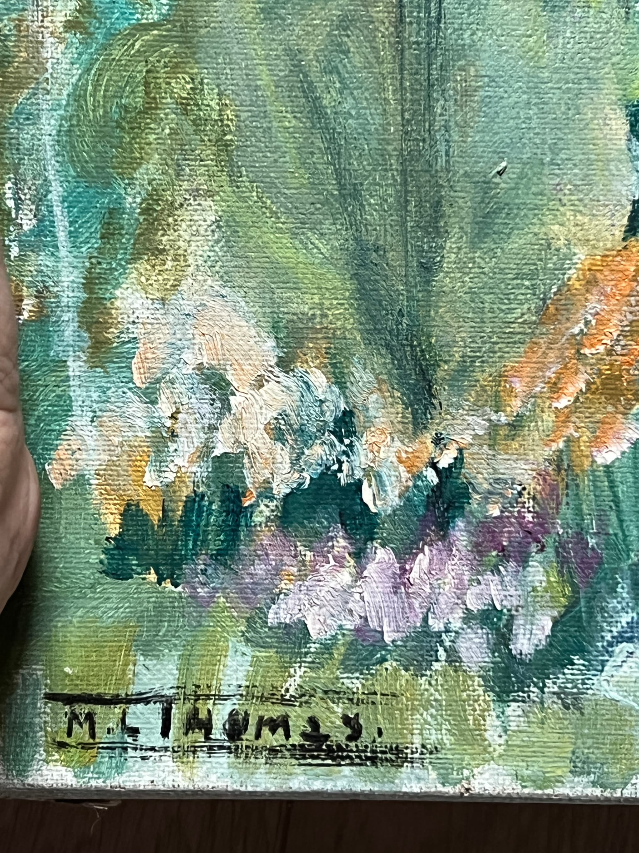 Painting Garden Landscape Flowers image 2
