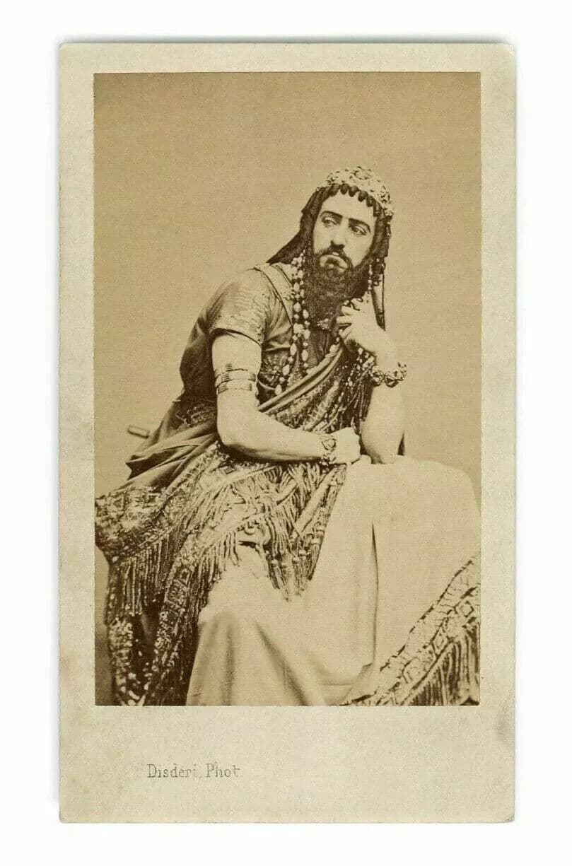 CDV Vintage Photographs DISDERI French Bass Louis-Henry Obin c.1865 image 5