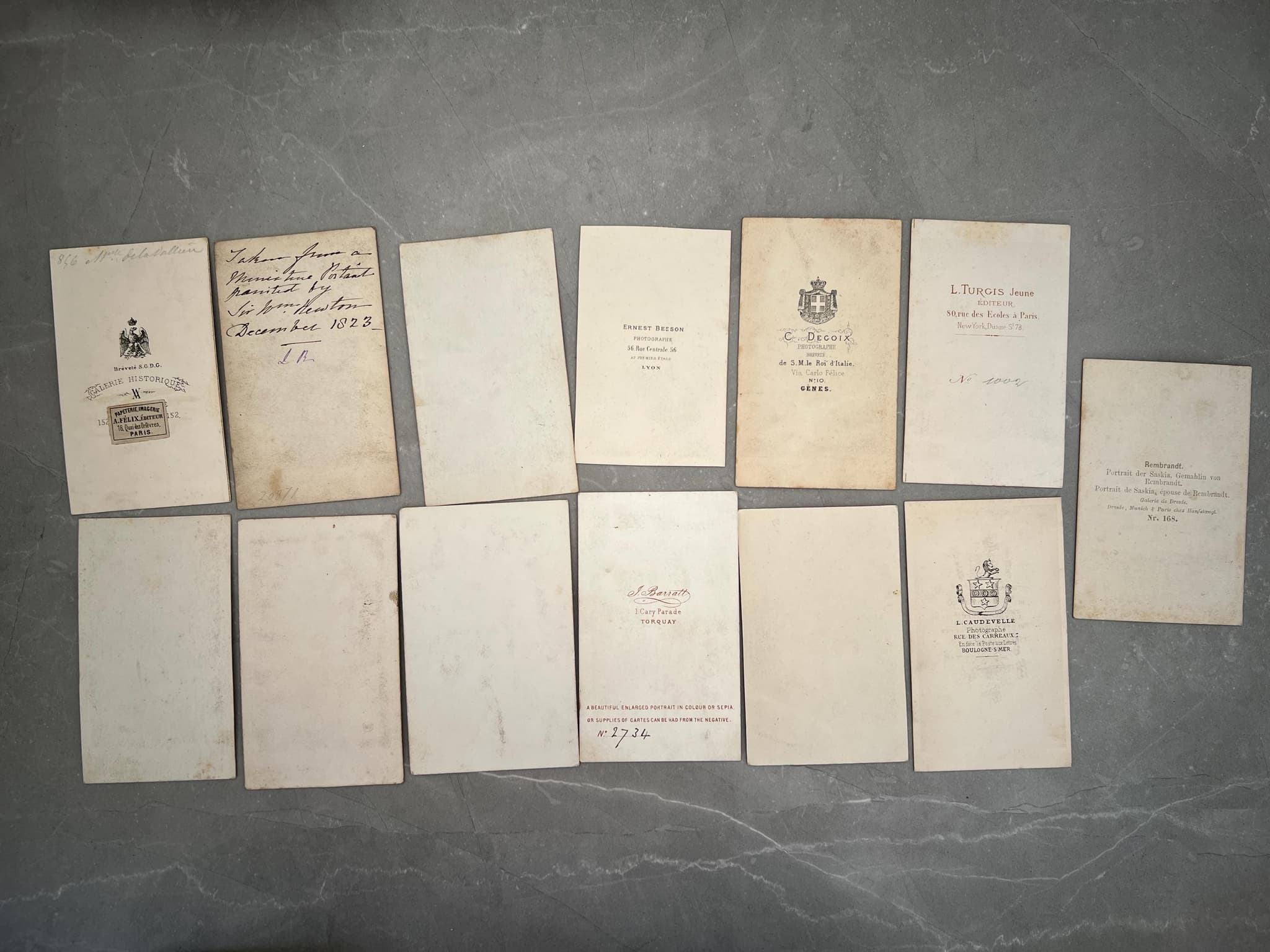 Antique Carte de Visite Collection – 19th Century Portrait Prints – Set of 12 image 2