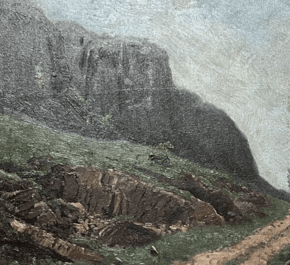 Antique Original Painting Landscape Claudius SEIGNOL (1858-1926) image 2