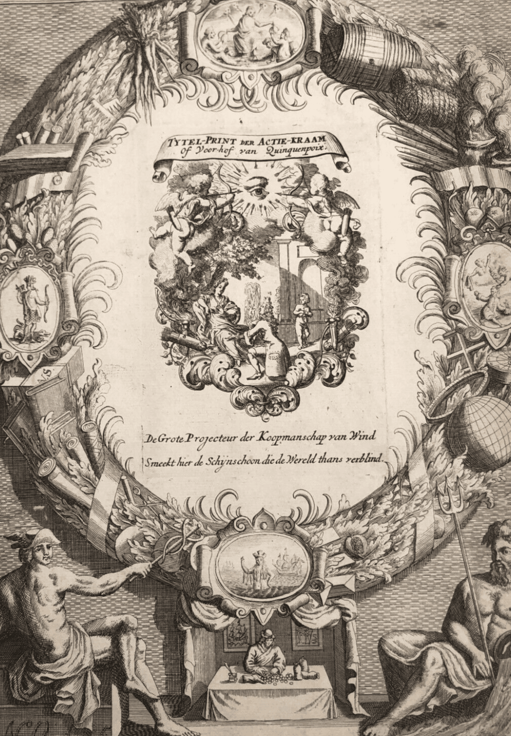 Antique Original Etching Pieter VAN DEN BERGE (1659-1737) image 1