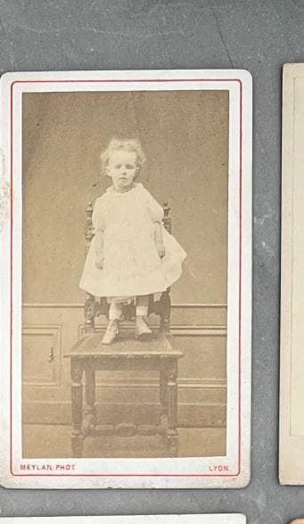 Lot of 10 Antique CDV Photos - 19th Century Children & Young Adults image 6