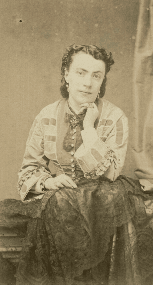 CDV Photographs ULRIC GROB - Emma Valladon, Theresa - OPERA - Albumen c. 1864