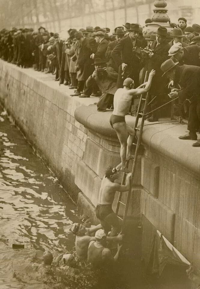 Vintage Photography Original Swimming Championships image 1