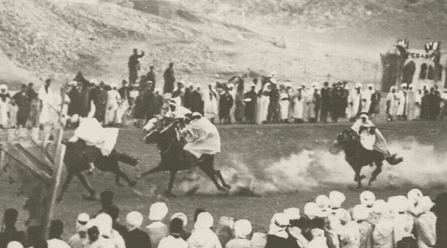 Vintage Original Photograph Biskra, Algeria Horse Race 1920' image 6