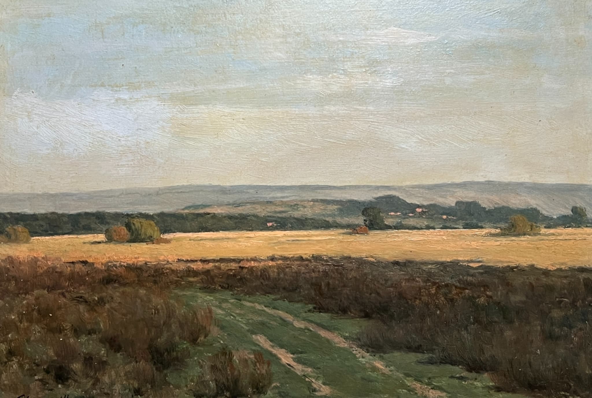 Painting Field Landscape View image 1