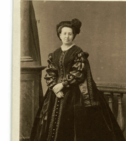 CDV Vintage Photographs DISDERI Italian Soprano Rosina Penco c. 1862 image 2