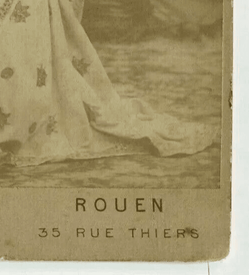 Cabinet Card Photographs Eug.Fontaine - Actrice Opera Portrait c. 1870 image 4