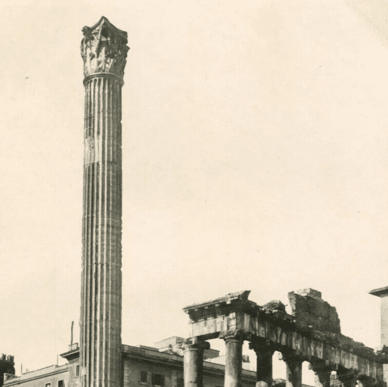 Vintage Photographs Landscape Forum Colonne Foca, Italy circa 1900 image 3
