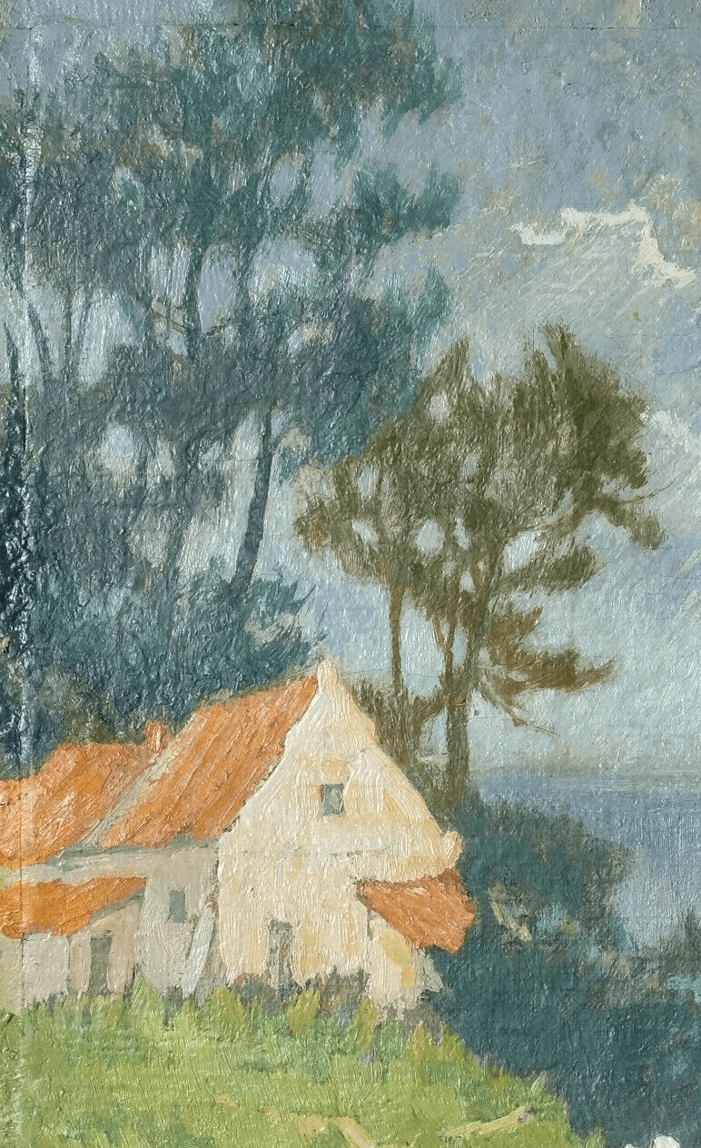 Antique Original Painting Nicolas SOROKINE (XIX-XX) Landscape image 4