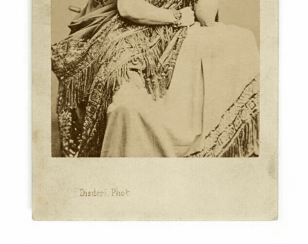 CDV Vintage Photographs DISDERI French Bass Louis-Henry Obin c.1865 image 3