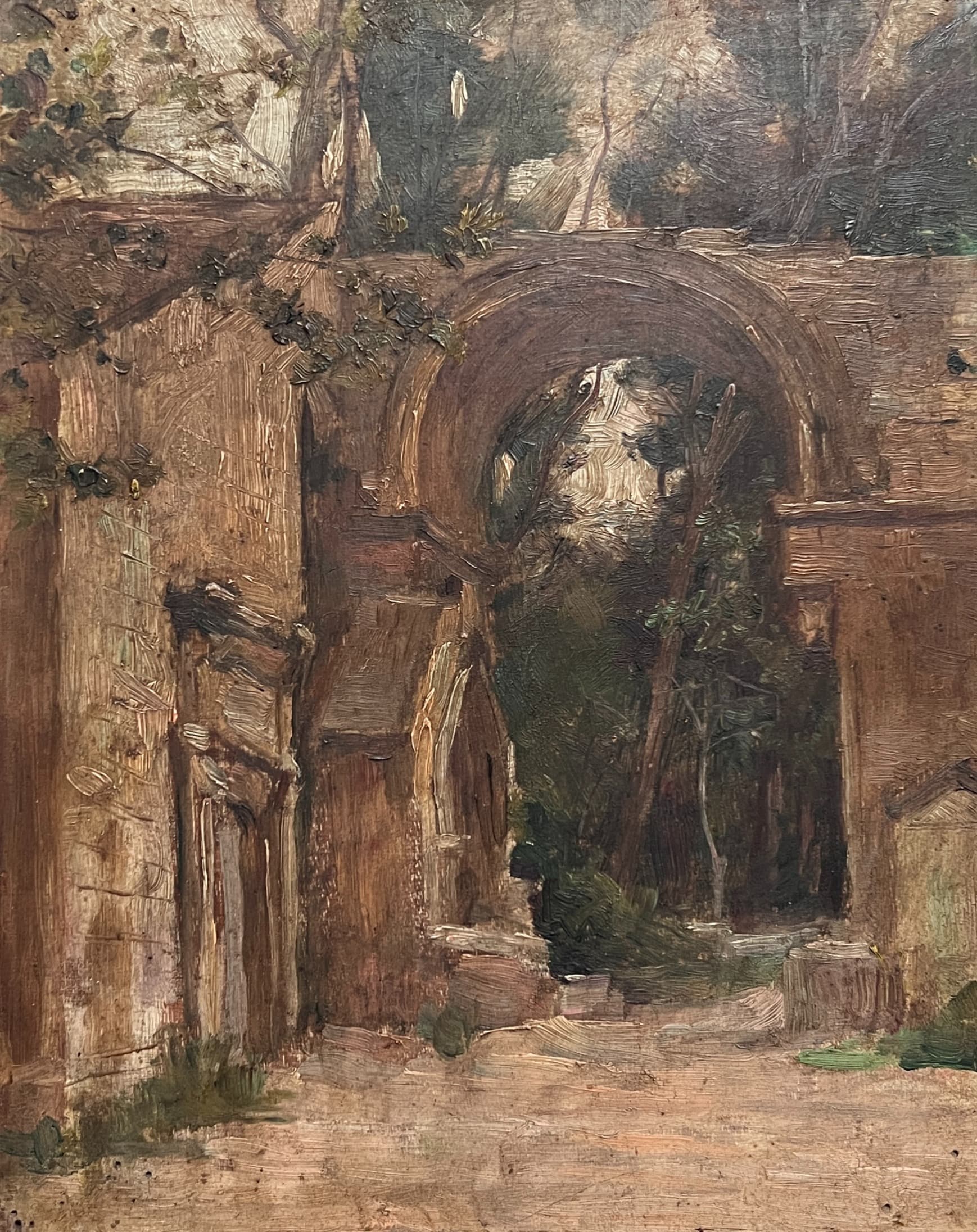 Painting Oriental Arch Landscape image 1