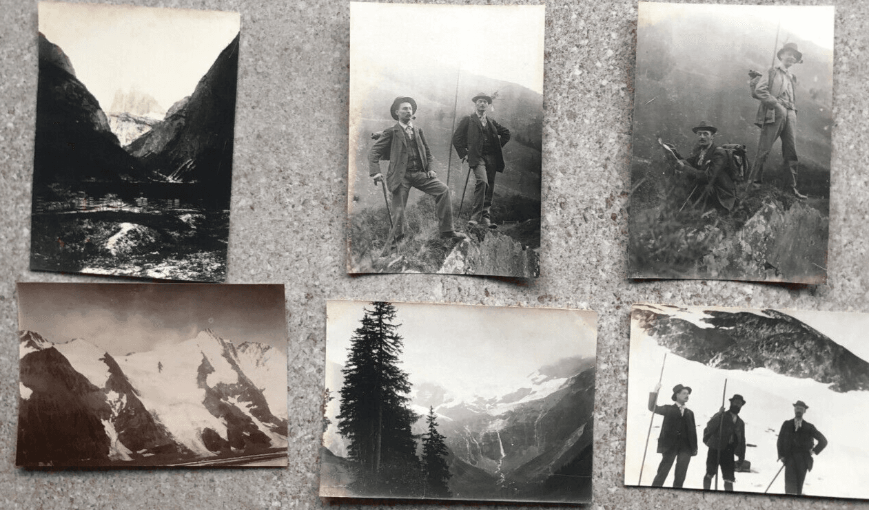 Vintage Photographs Lot x9 Mountain Landscape 1902 image 1