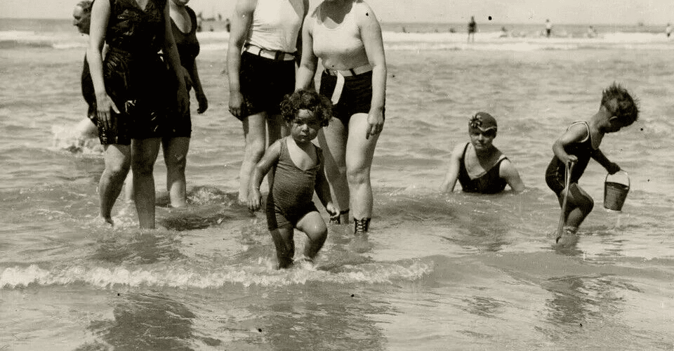 Vintage Photography Original BeachTime with the Family 1920' image 6