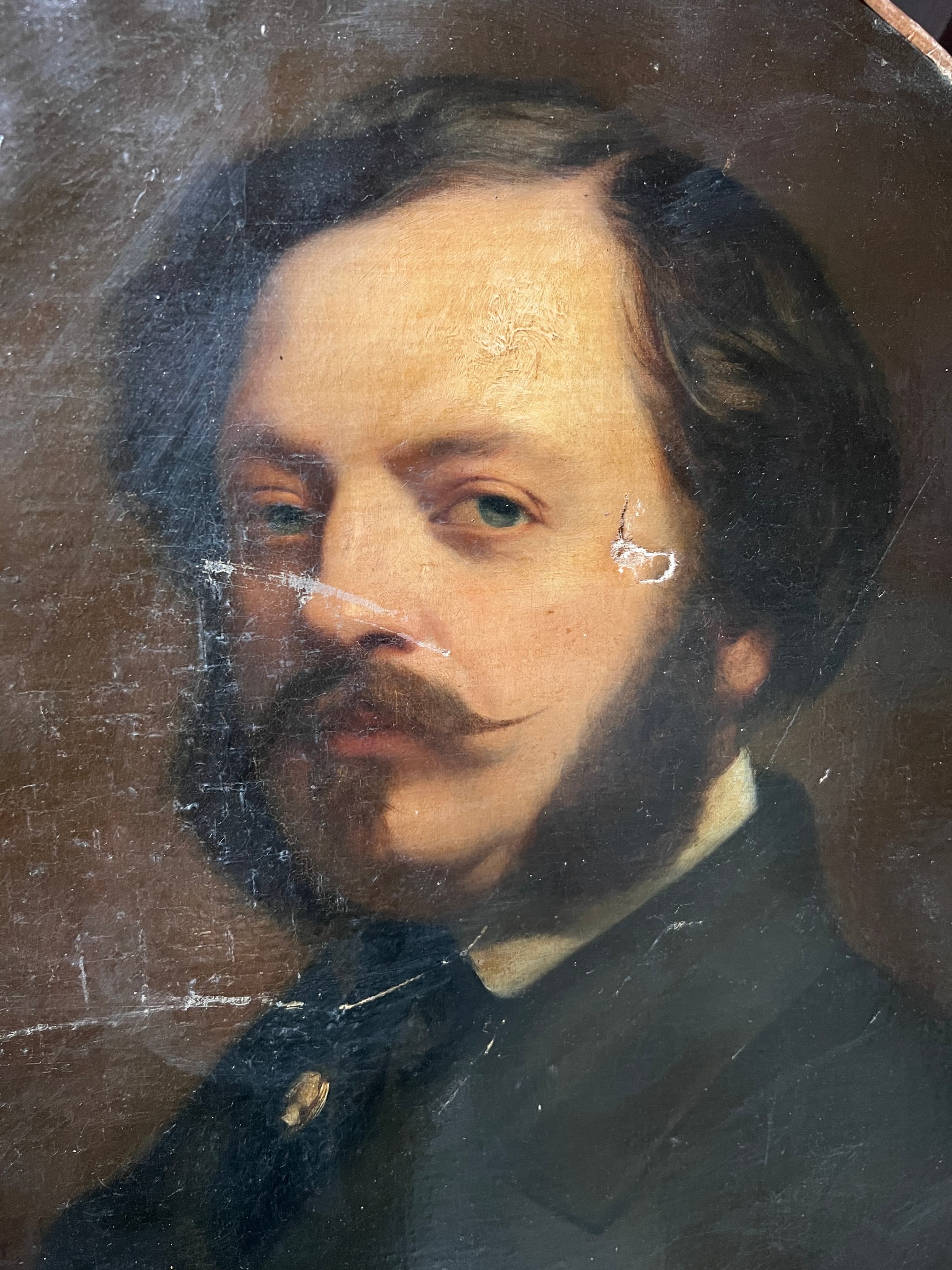 Painting by Charles LANDELLE (1821-1908) Man Portrait image 1