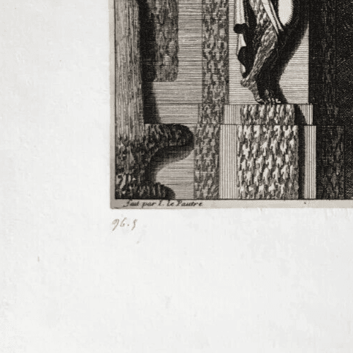 Vintage Etching by Jean Le Pautre (1618–1682) Architecture Architectural image 4
