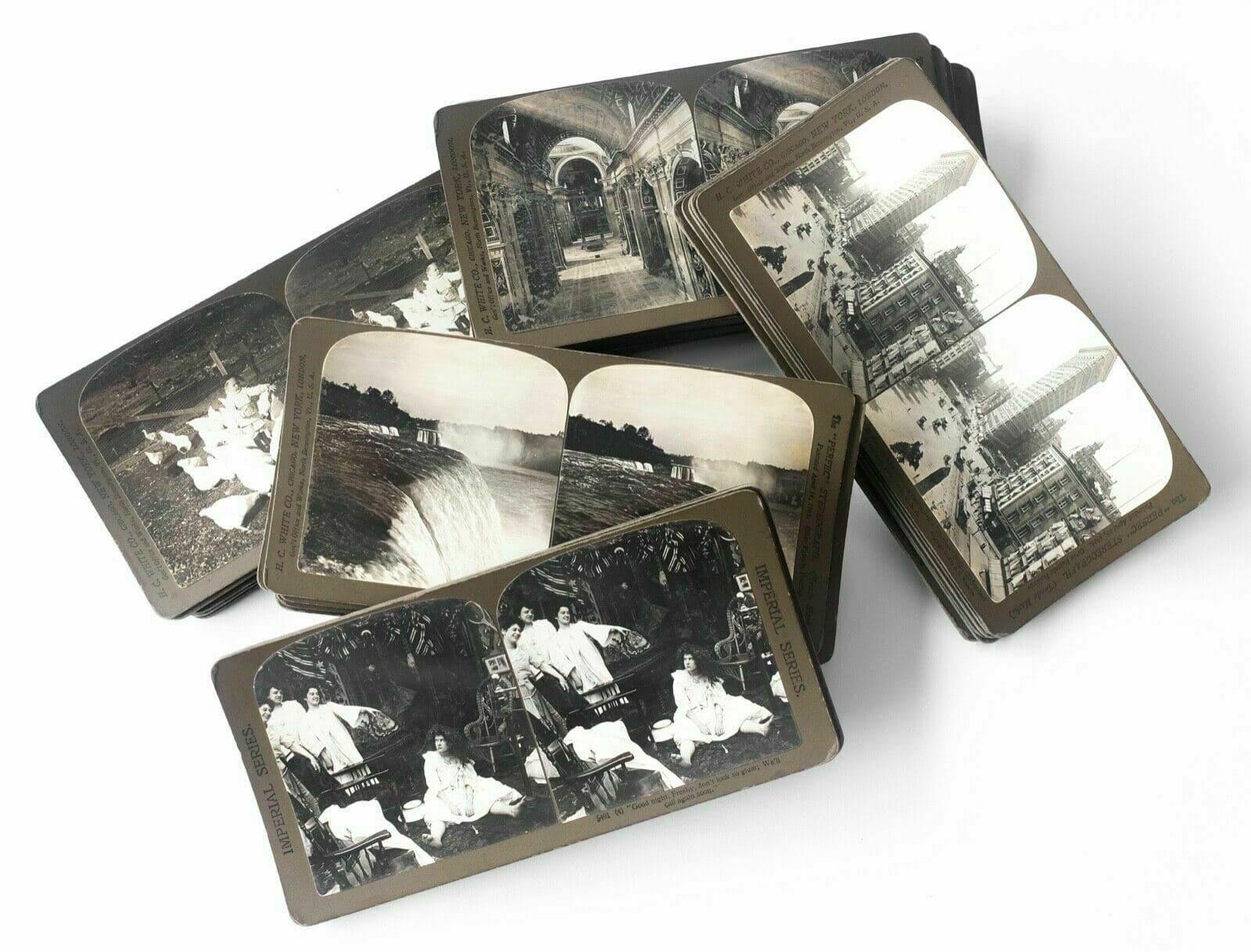 Vintage Stereoview Underwood - Usa, Italy, France, Russia, India, Japan c.1900 image 2