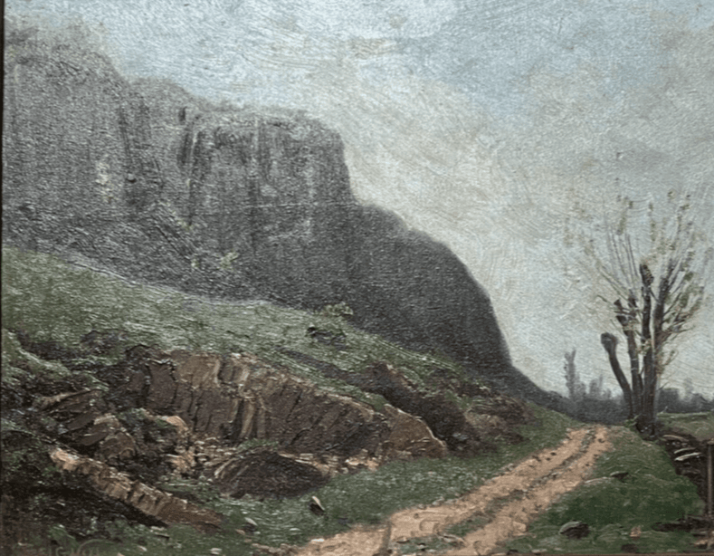 Antique Original Painting Landscape Claudius SEIGNOL (1858-1926) image 1