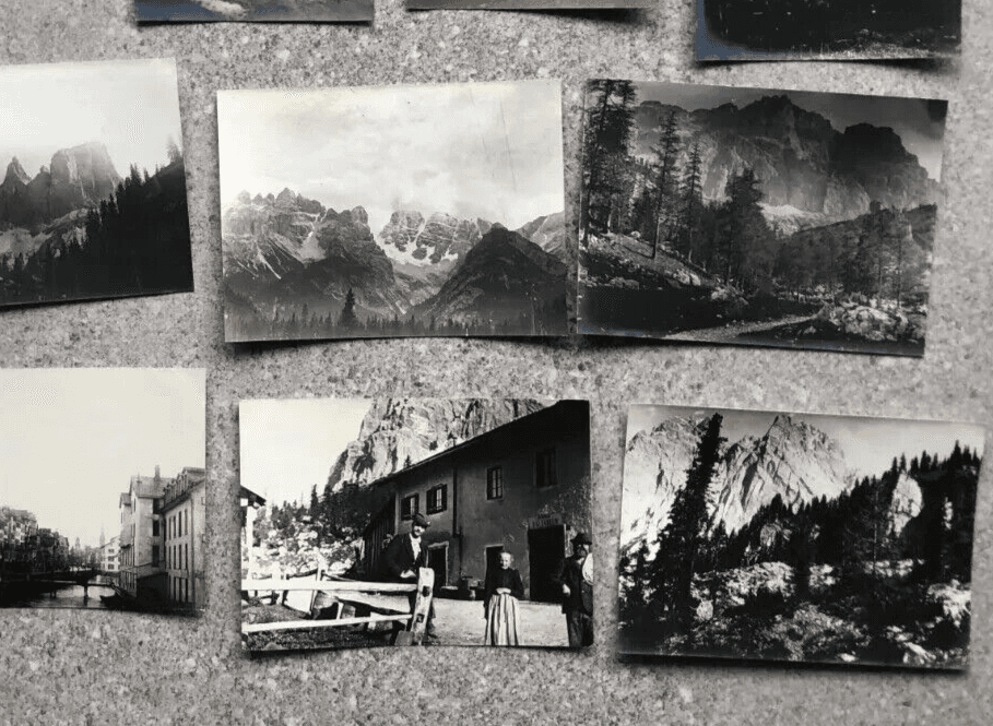 Vintage Photographs Lot x13 Landscape Mountain and People 1902 image 6