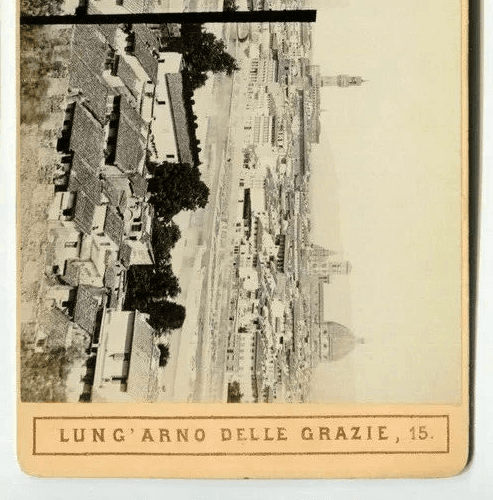 Vintage Stereoview Photograph Giacomo BROGI - Florence Panorama c. 1870 image 4