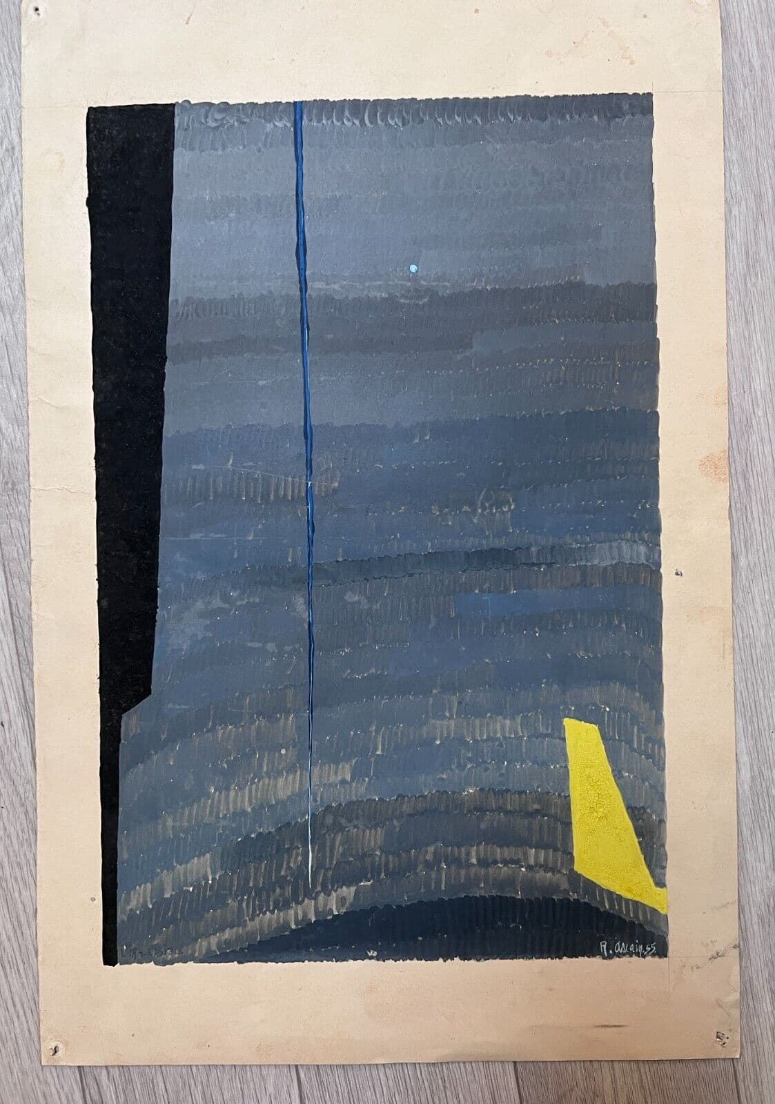 Modern Drawing Abstract Robert ASCAIN (1932) image 2