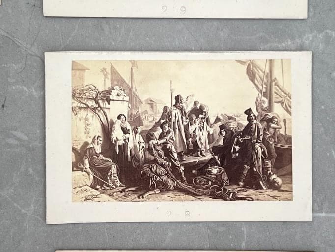 Antique Goupil & Cie CDV Photographs - Historical Artwork Set 9 image 6