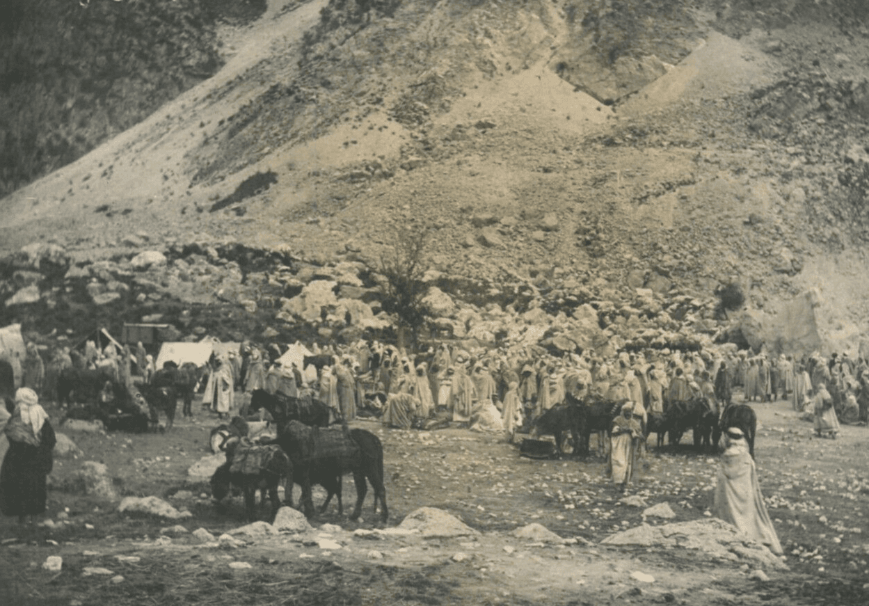 Vintage Photographs Orientalism Algeria, People, Mountain image 1