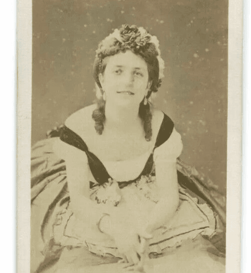 CDV Vintage Photographs ULRIC GROB - Anna Merante , OPERA c. 1864 image 2