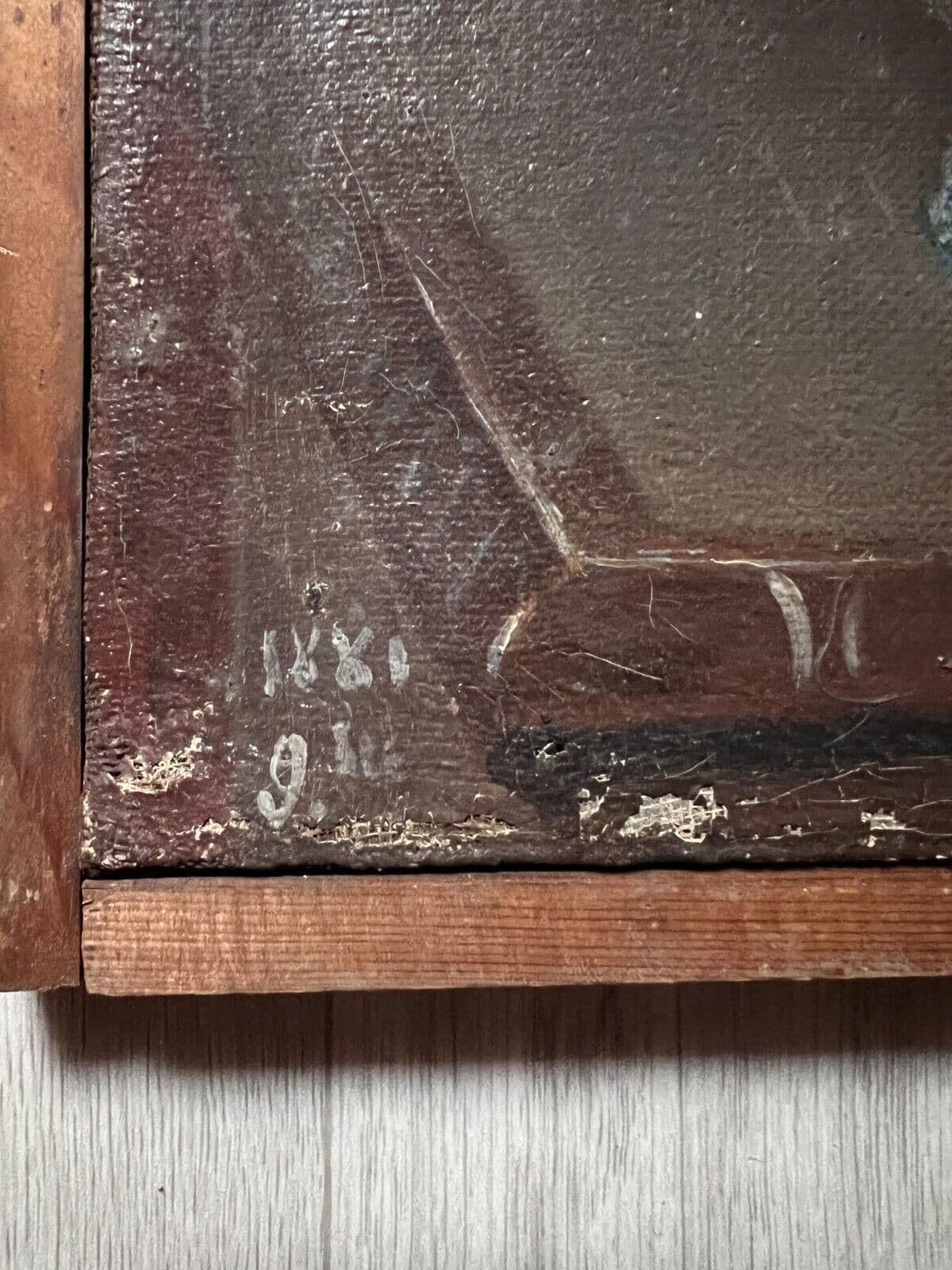 Antique Painting Orginal 19th Still Life Camille BOUCHET (1799-1890) Fruits image 3
