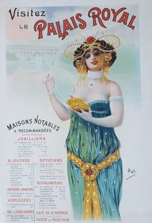 Jean de Paleologue (1855-1942) Vintage Poster Palais Royal