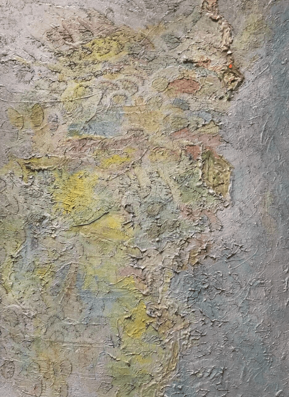 Modern Original Painting Abstract Blue, Dream image 1