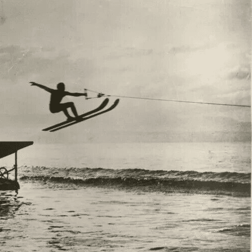 Vintage Photography Original SportWater Ski Championships c. 1950 image 2