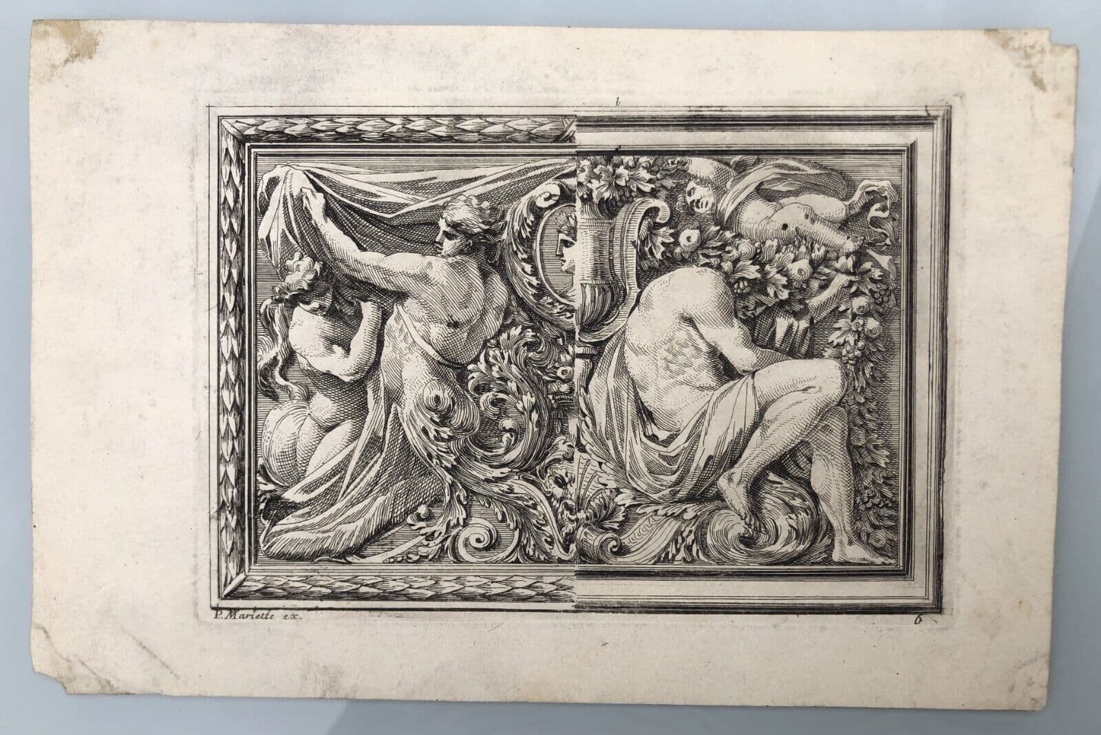 Jean Le Pautre (1618–1682) Ornament Nudes Etching image 3