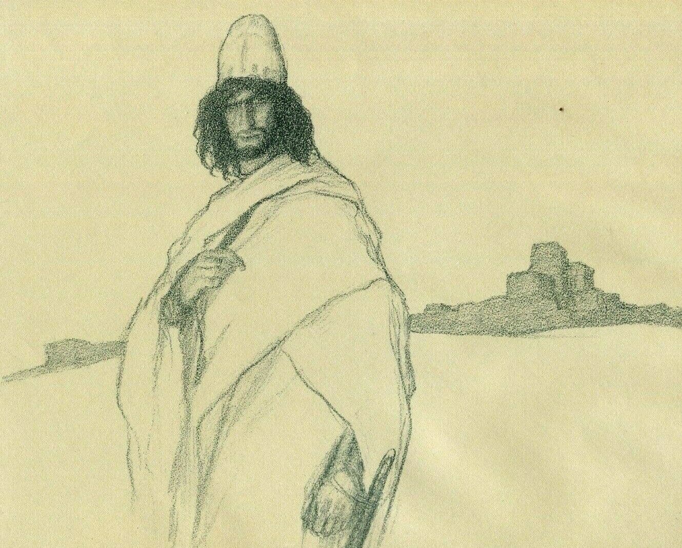 Abel Pfeffermann PANN (1883-1963) Bible, Exodus II, 6 Lithography