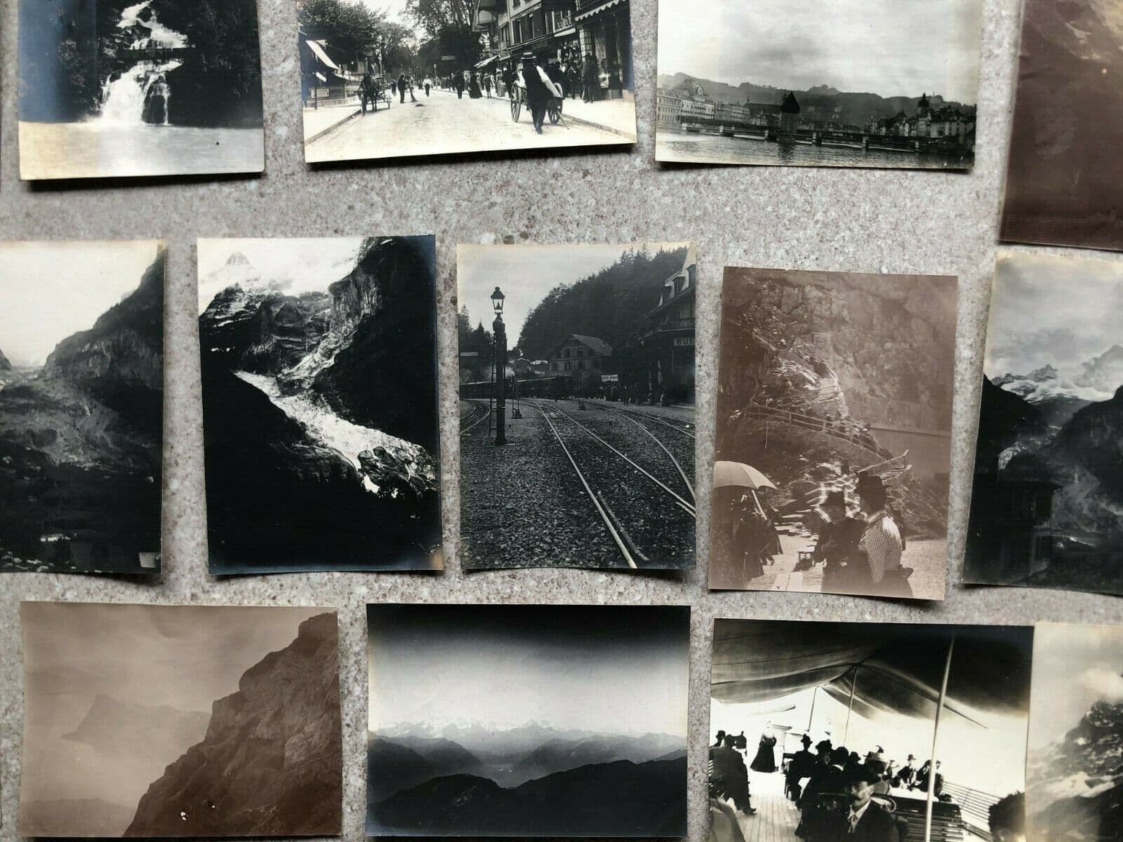Vintage Photographs 1902 Lucerne, Grindelwald, Interlaken, Wiggilasse x22