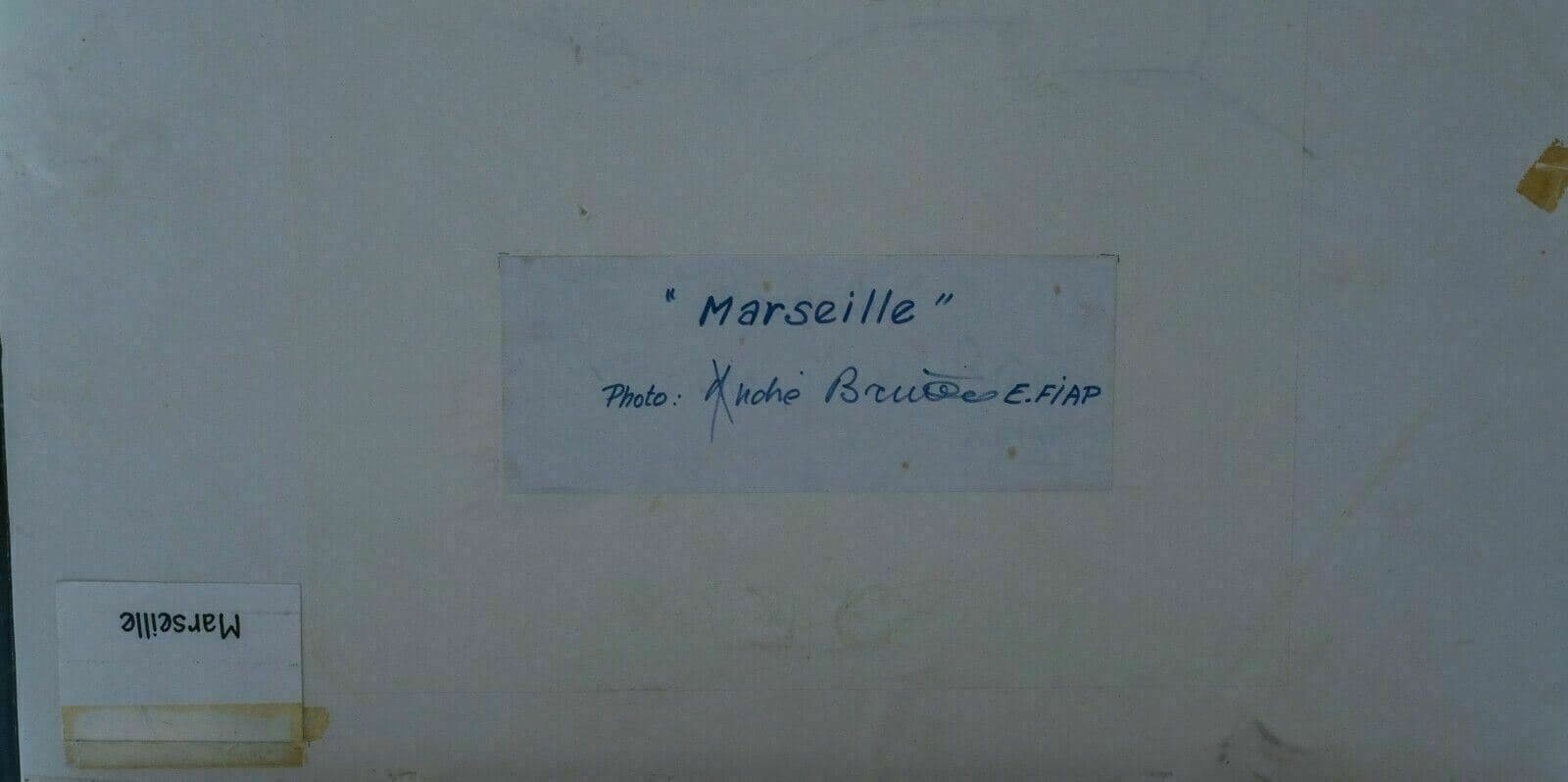 Vintage Photographs ANDRE BRUERE (XXe) Marseille Solarization, Industriel c.1970 image 4