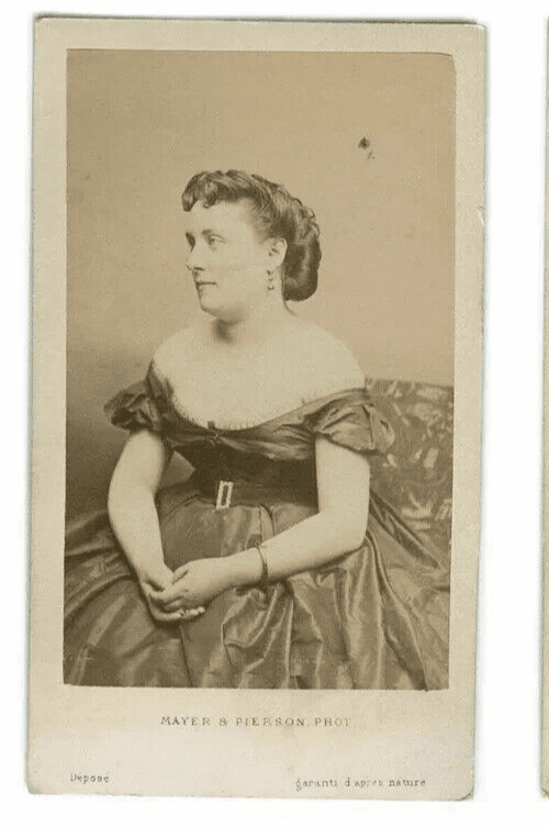 CDV Vintage Photographs MAYER & PIERSON - Abingdon Opera c 1870 image 1