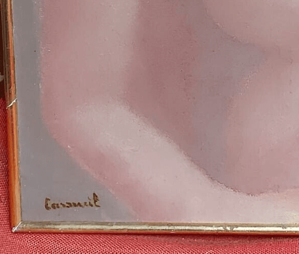 Louis CARMEIL (1920-1999) Maternity Painting image 2