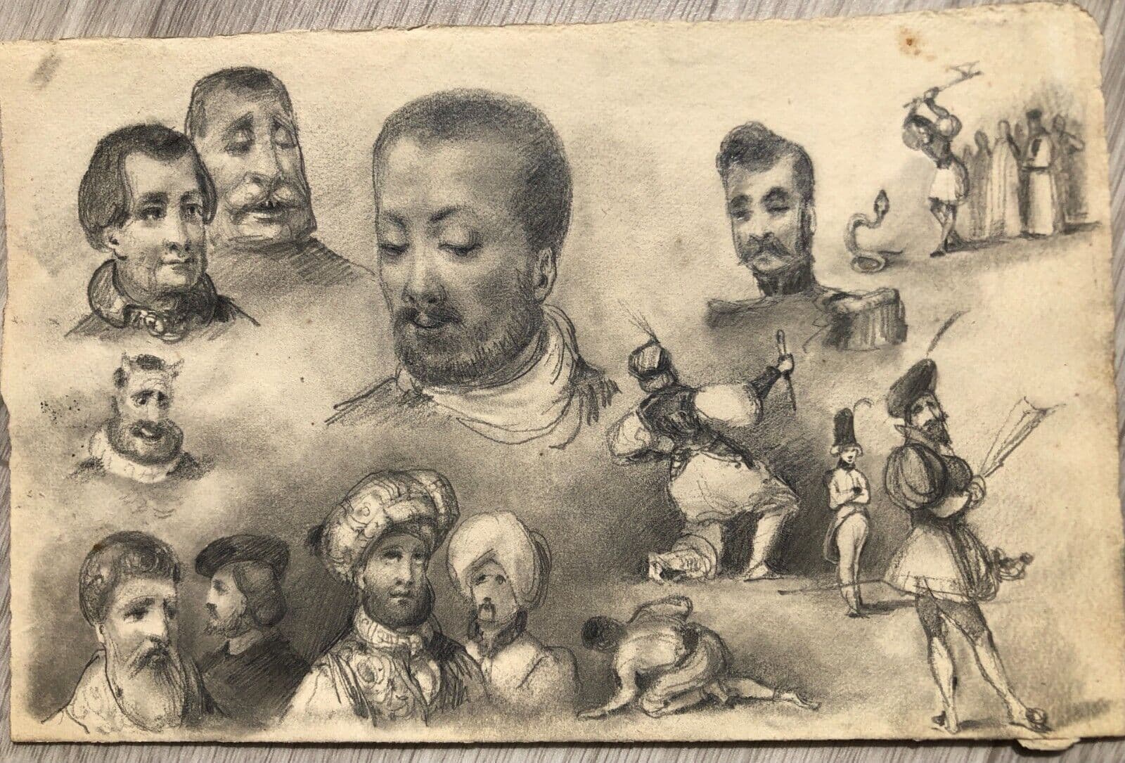 Drawing by Augustin ROGER Men Portraits image 2