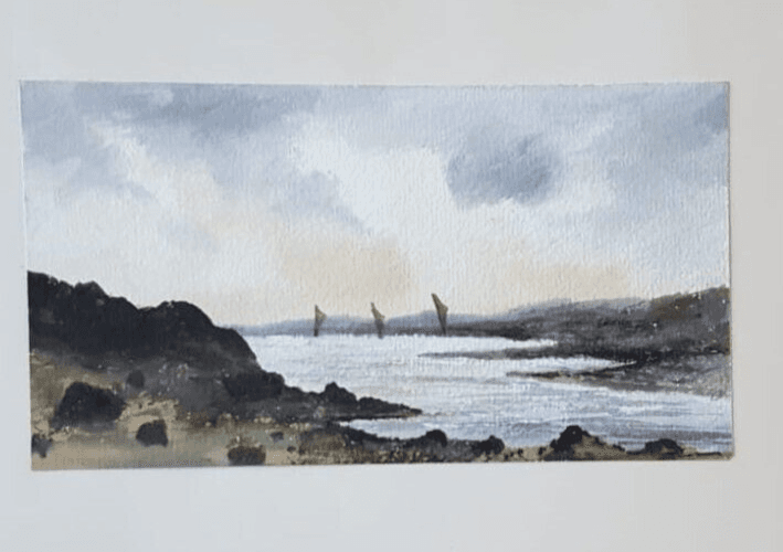 Maritime Landscape with Boats