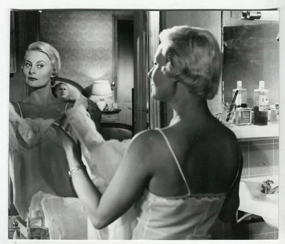 PHOTO CINEMA - The two-sided mirror - Michele Morgan - Bourvil - 1958