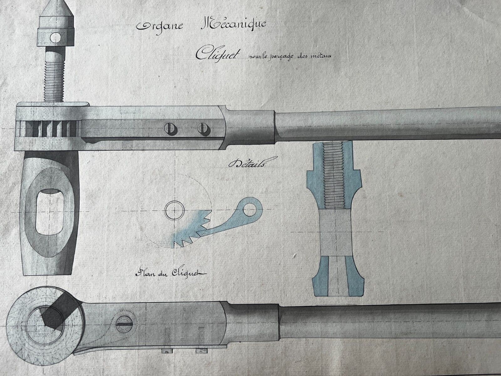 Drawing Invention Mechanical Machine, Plans image 2