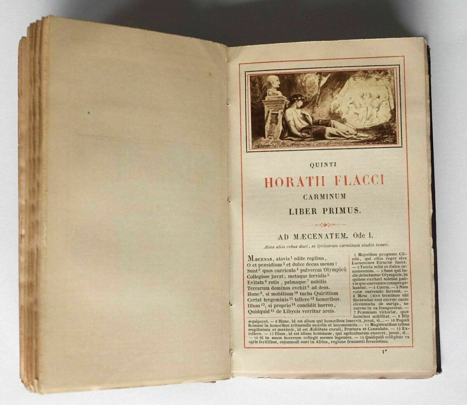 Albumen Print HORACE BOOK QUINTI HORATII FLACCI OPERA - DIDOT 1855 image 9