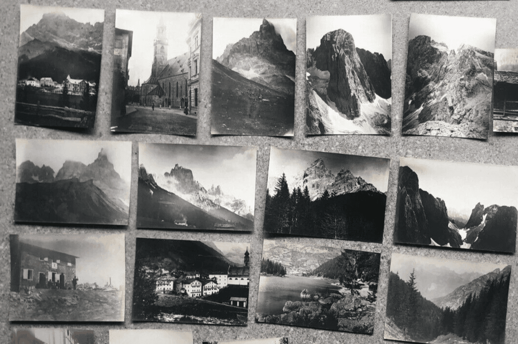 Vintage Photographs Lot x23 Mountain Landscape and People 1902