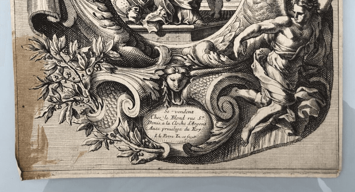 Jean Le Pautre (1618–1682) Painter and Angels Etching image 2