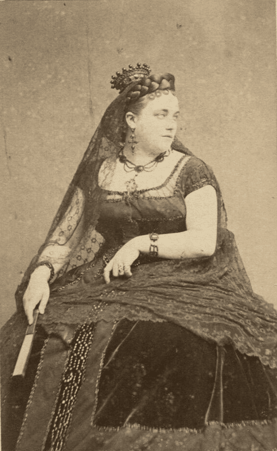 CDV Vintage Photographs Lege & Bergeron Marie Constance Sasse Opera