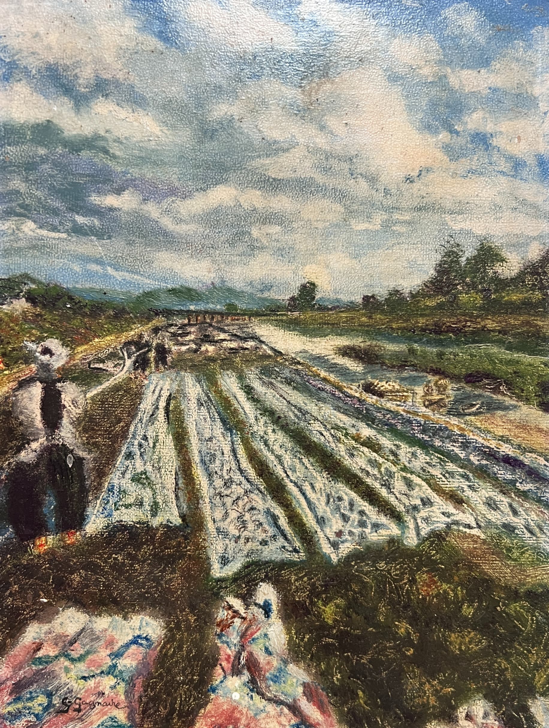 Painting Fields in the Summer, Landscape